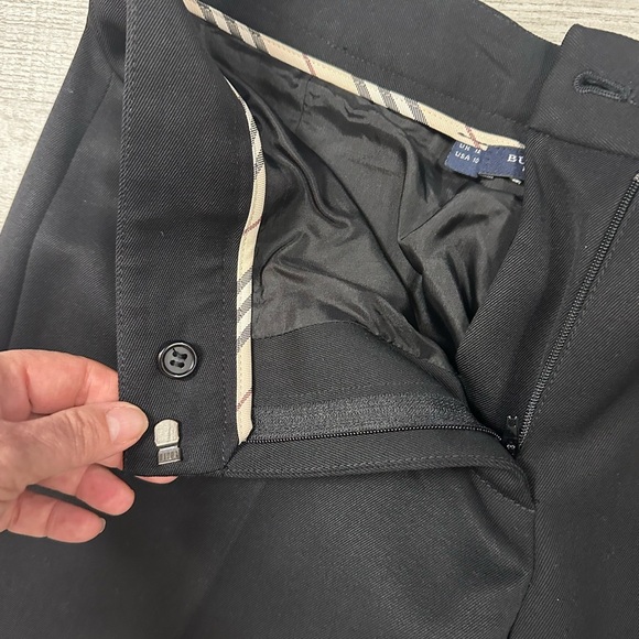 Burberry London Tailored Black Dress Pants – Made in Italy – Size USA 10 (UK 12) - Picture 7 of 13